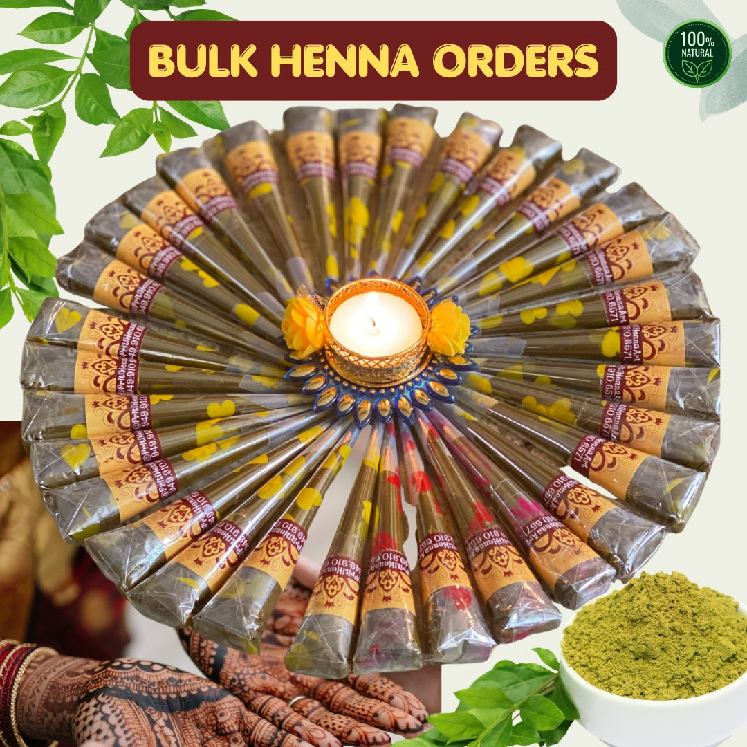 Two in one! 25-30g Mix and Match Henna kit