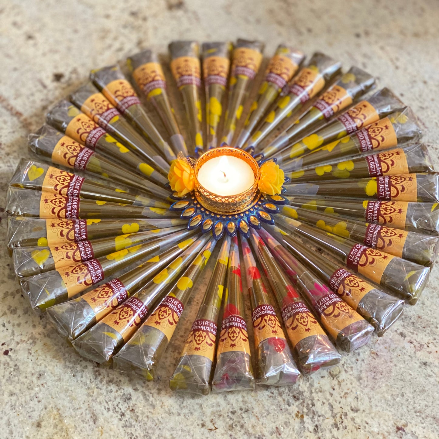 25g - 2 Natural Henna Cones