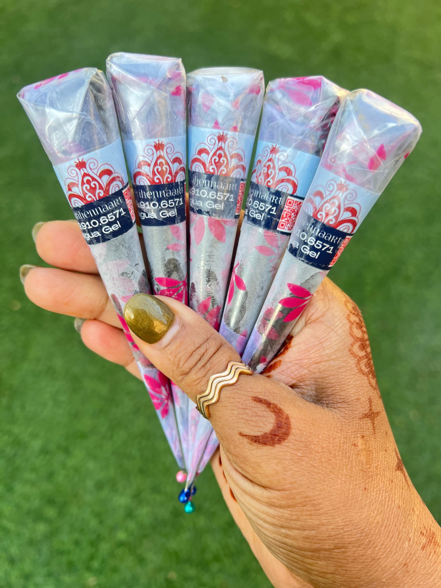 2 Jagua Gel Body Art Kit, Ready to Use Cones