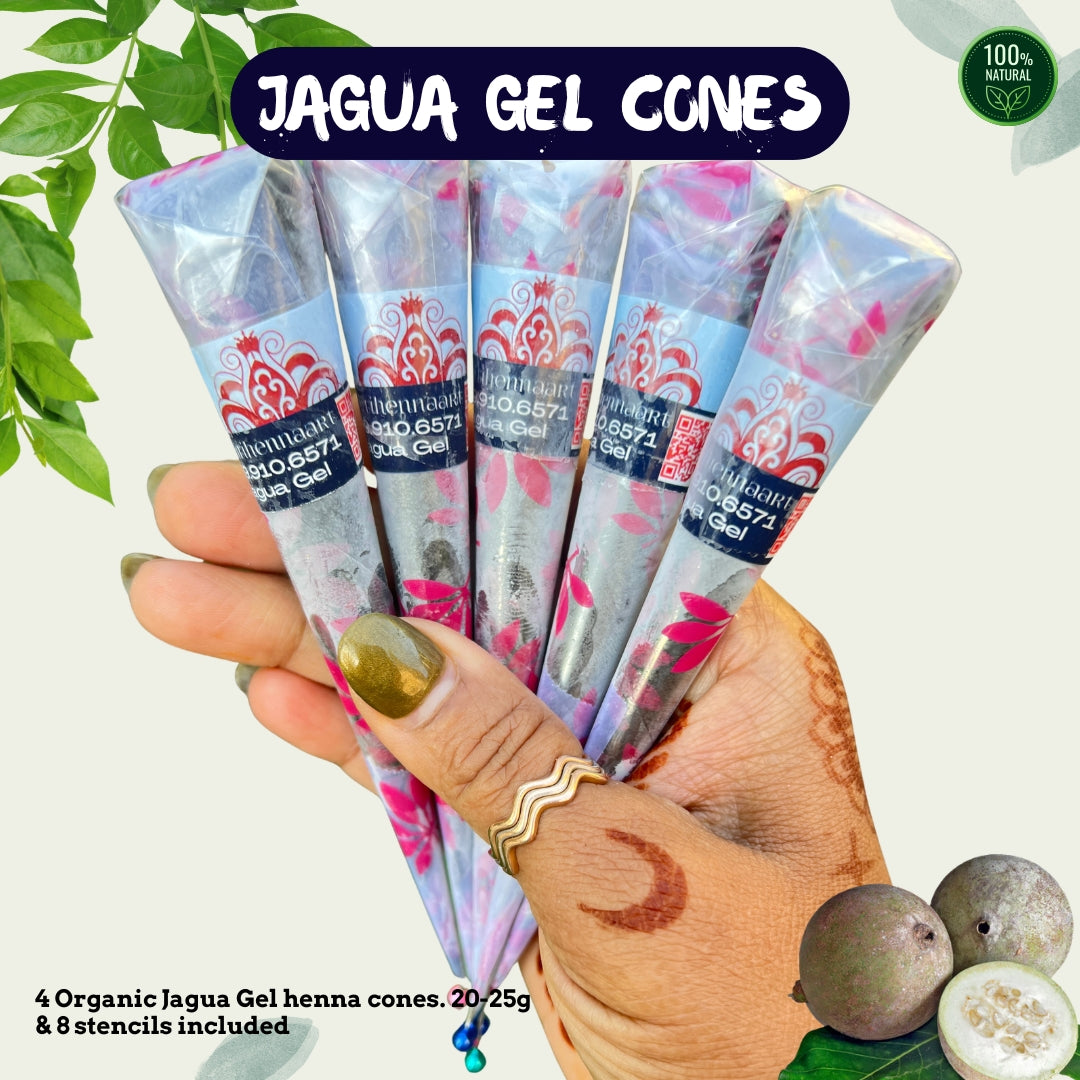 25g - Two Jagua Gel Cones, henna kit