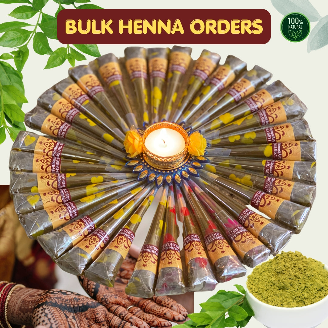 Natural Red henna, 2 Henna cones in a kit . 25-30g each