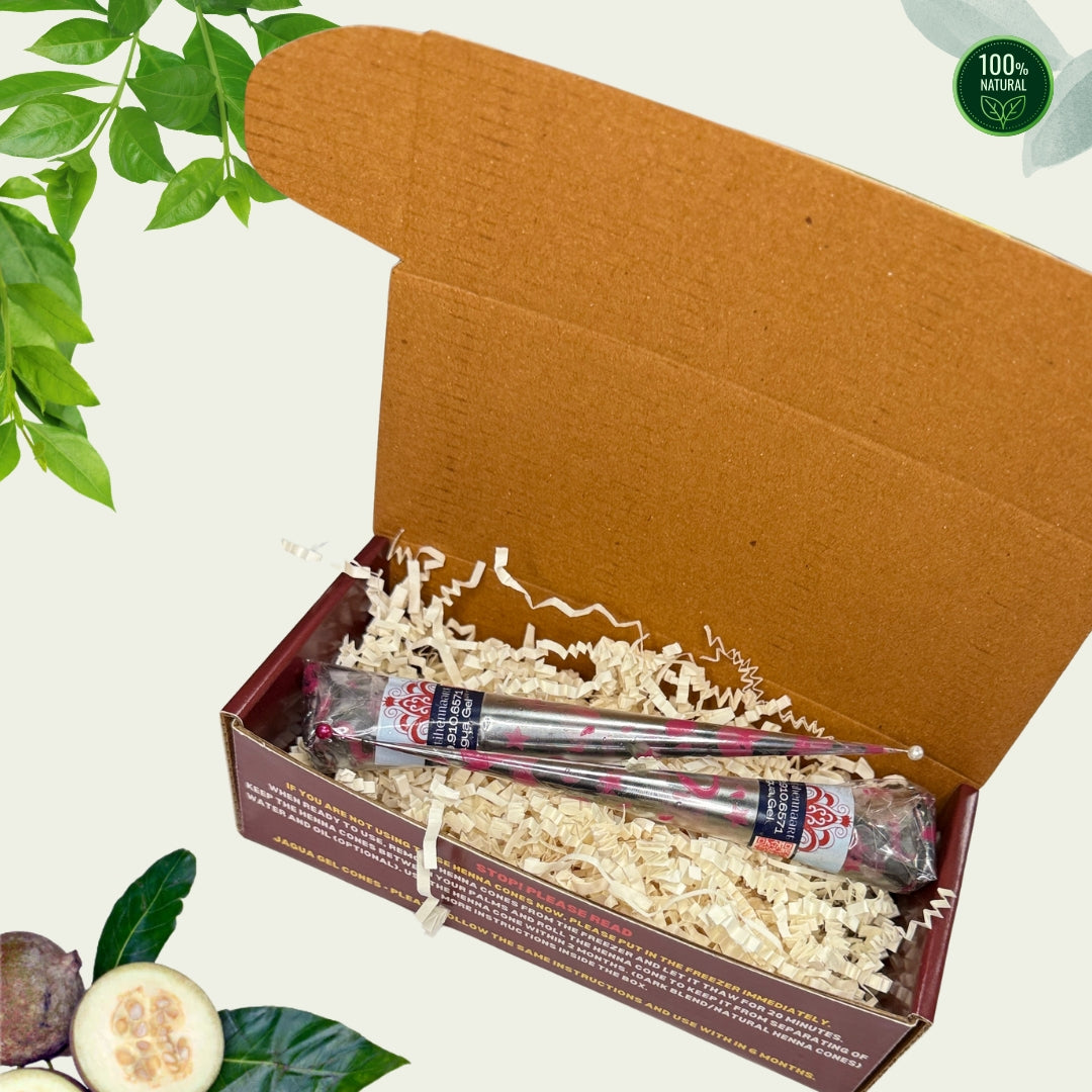 25g - Two Jagua Gel Cones, henna kit