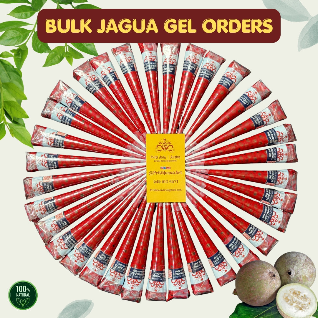 25g - Two Jagua Gel Cones, henna kit