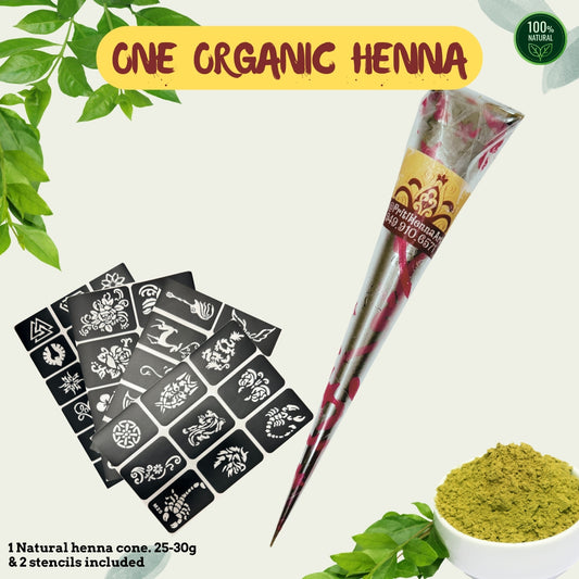 Only one - 25-30g of Natural Henna