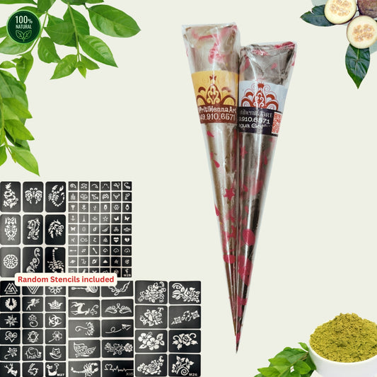 Two in one! 25-30g Mix and Match Henna kit