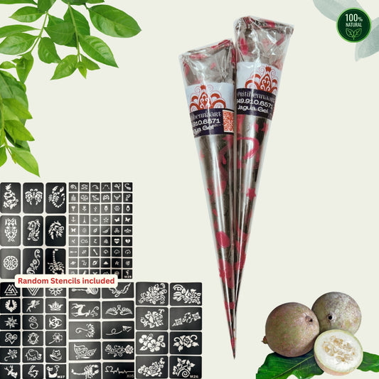 25g - Two Jagua Gel Cones, henna kit