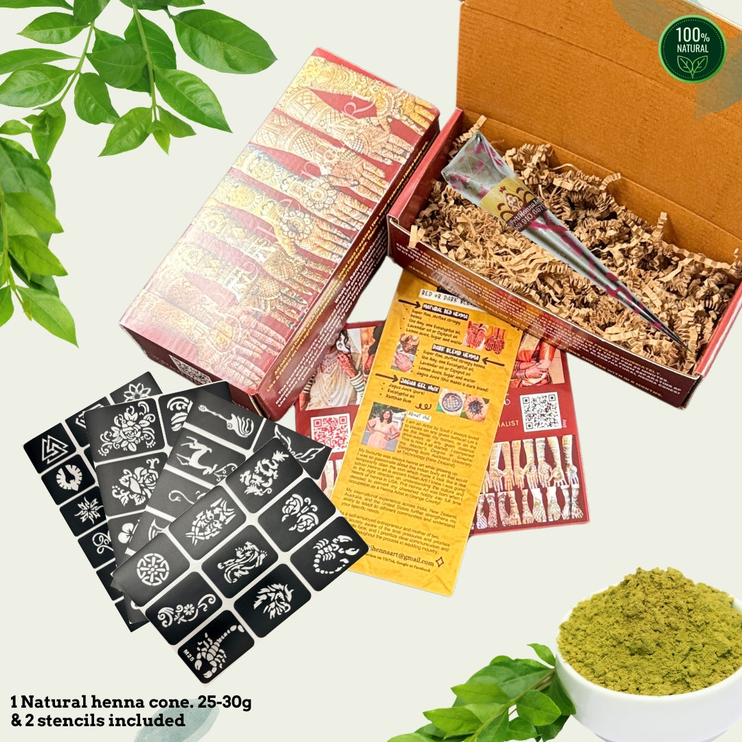 Only one - 25-30g of Natural Henna