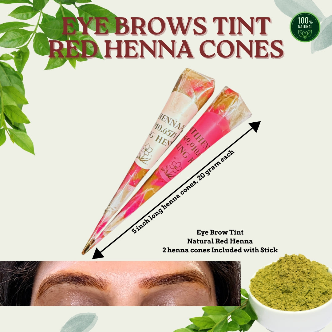 Eye Brows, Face Freckles, and Lip tint henna kit