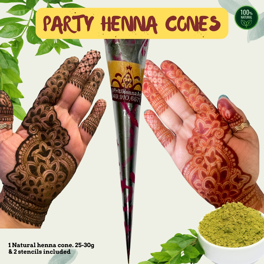 Only one - 25-30g of Natural Henna