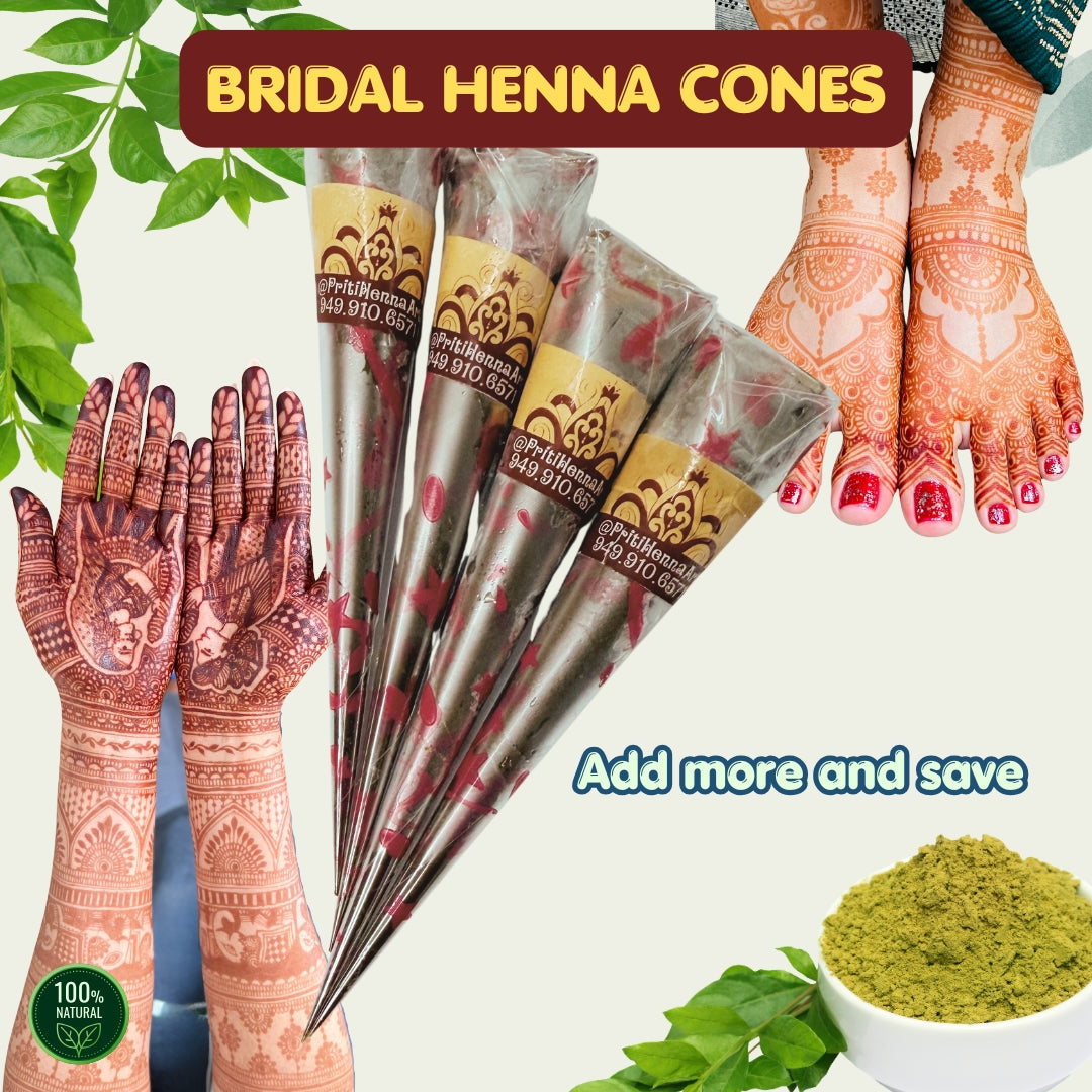 Natural Red henna, 2 Henna cones in a kit . 25-30g each