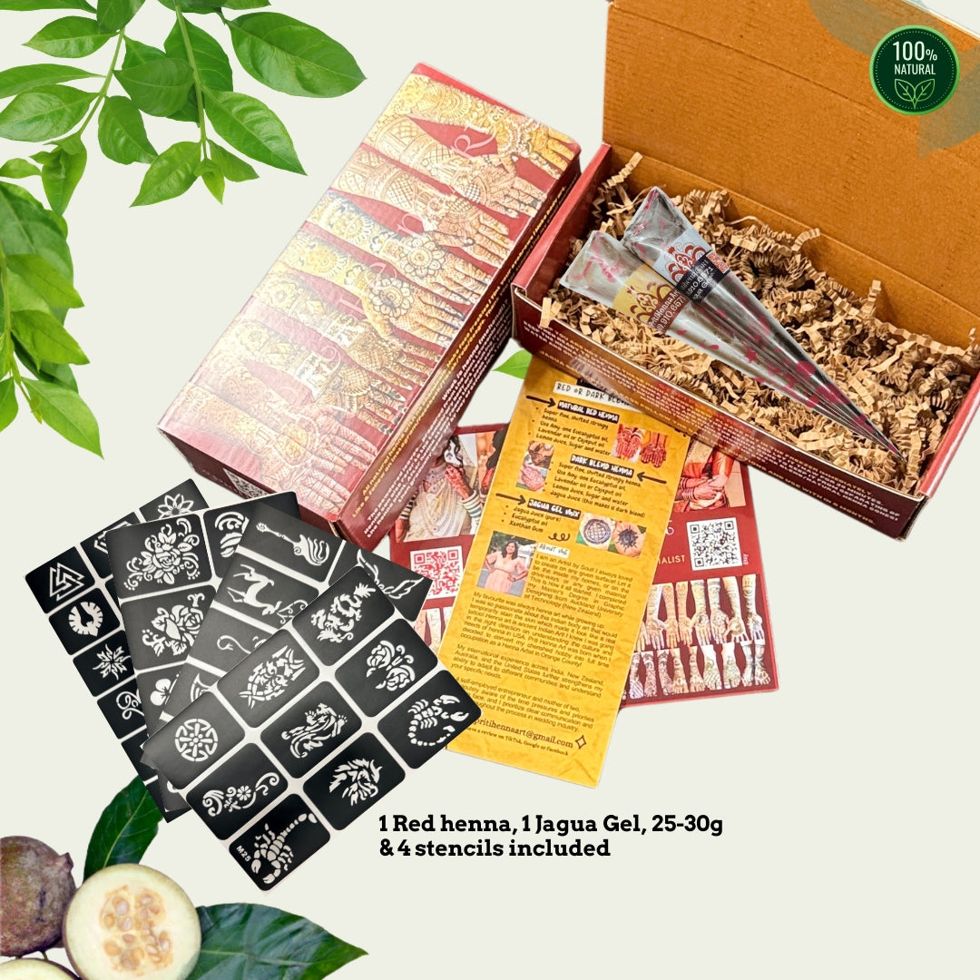 Two in one! 25-30g Mix and Match Henna kit