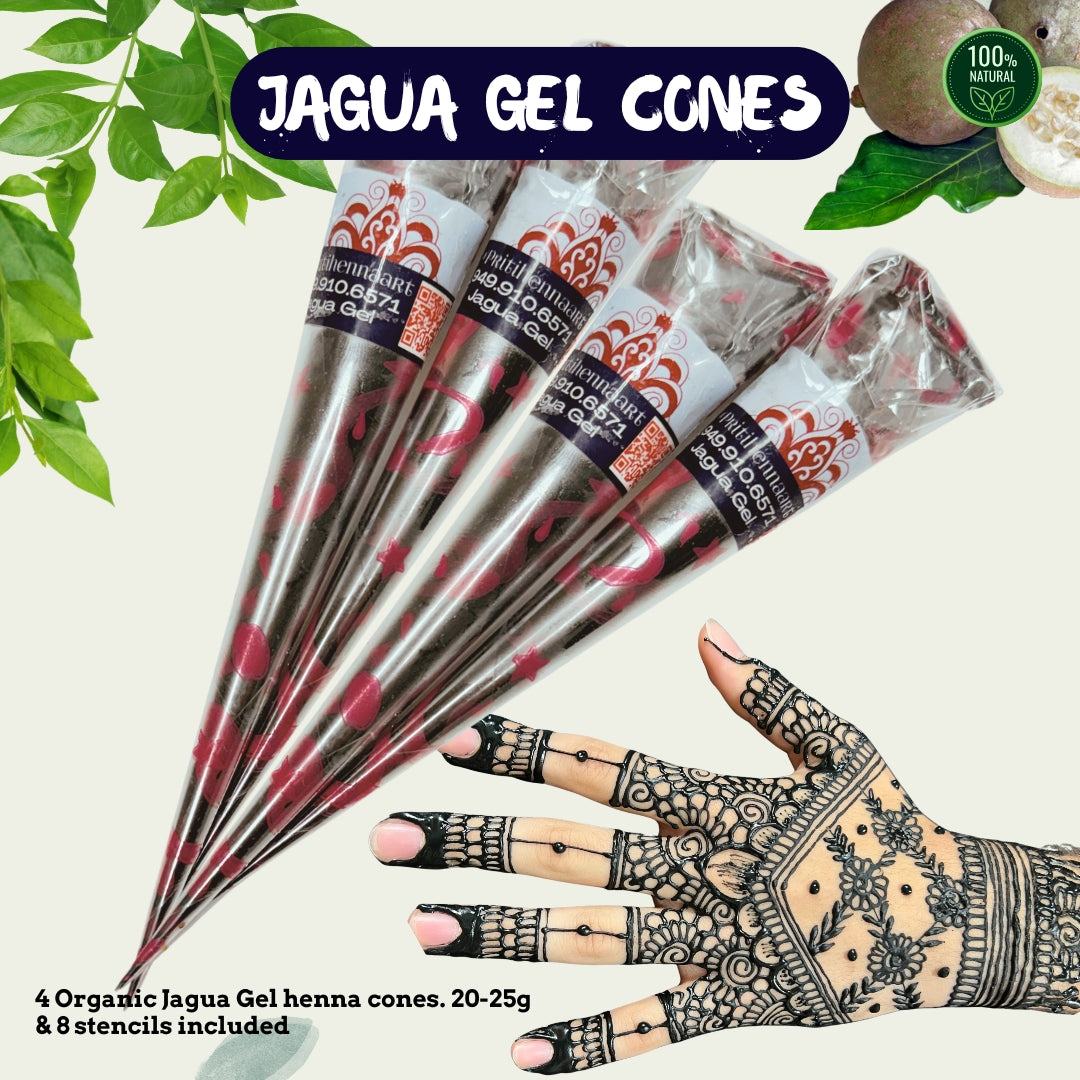25g - Two Jagua Gel Cones, henna kit